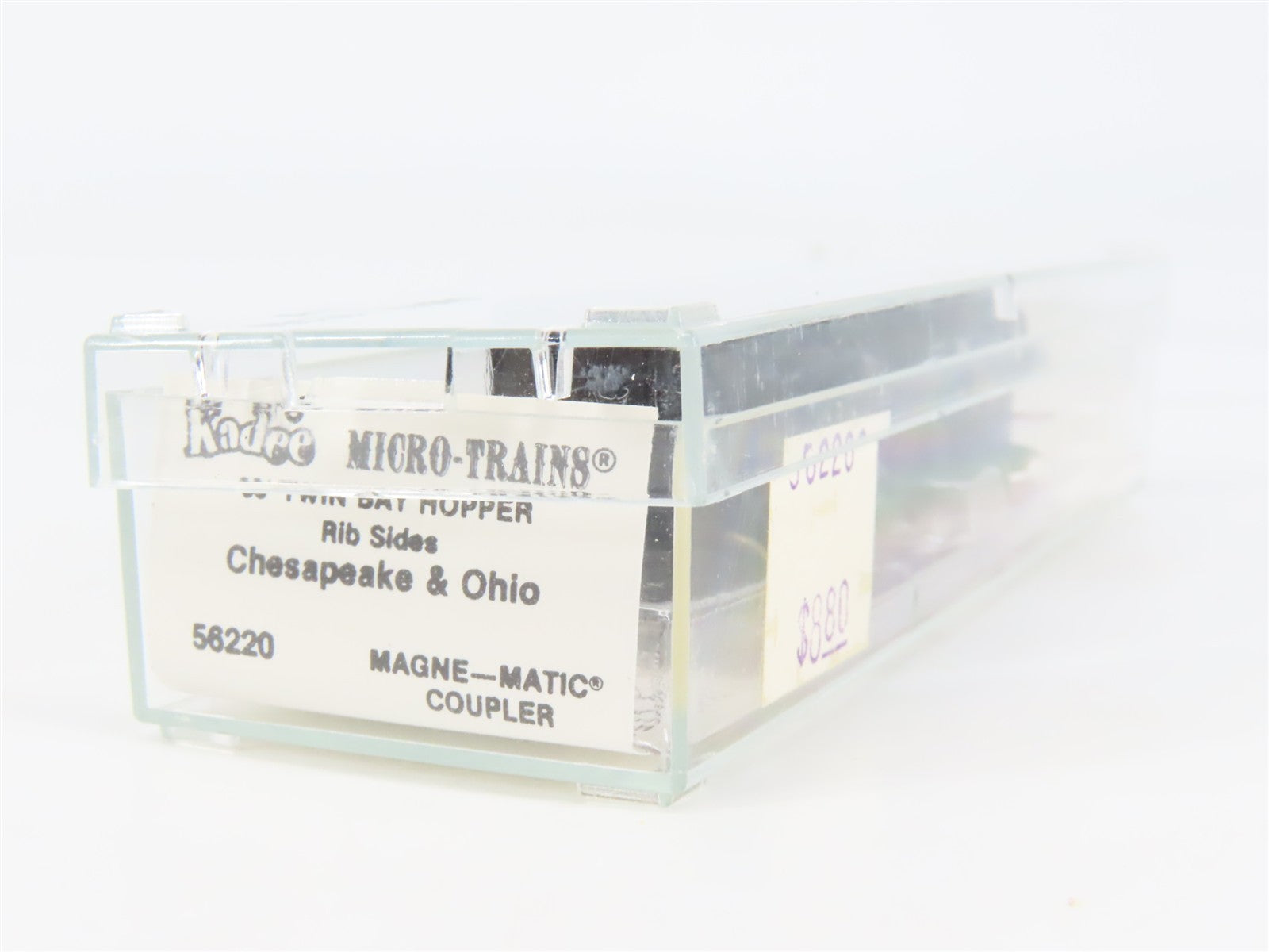 N Scale Kadee Micro-Trains MTL 56220 C&O Chesapeake & Ohio 2-Bay Hopper 61780