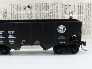 N Kadee Micro-Trains MTL 56210 P&WV Pittsburgh & West Virginia 2-Bay Hopper 2652