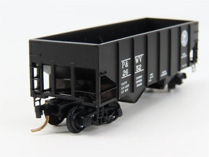 N Kadee Micro-Trains MTL 56210 P&WV Pittsburgh & West Virginia 2-Bay Hopper 2652