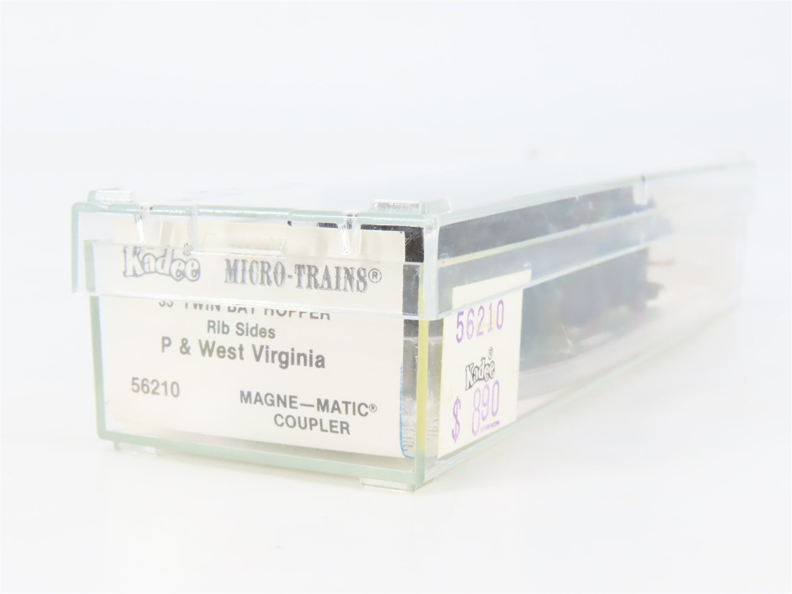 N Kadee Micro-Trains MTL 56210 P&WV Pittsburgh & West Virginia 2-Bay Hopper 2652