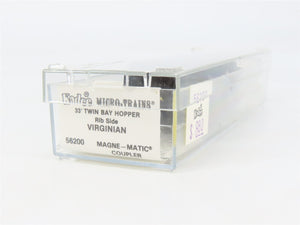 N Scale Kadee Micro-Trains MTL 56200 VGN Virginian 33' 2-Bay Open Hopper #23332