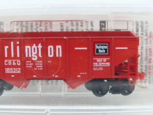 N Scale Micro-Trains MTL 56300 CB&Q Burlington Route 2-Bay Hopper 189312 RTR