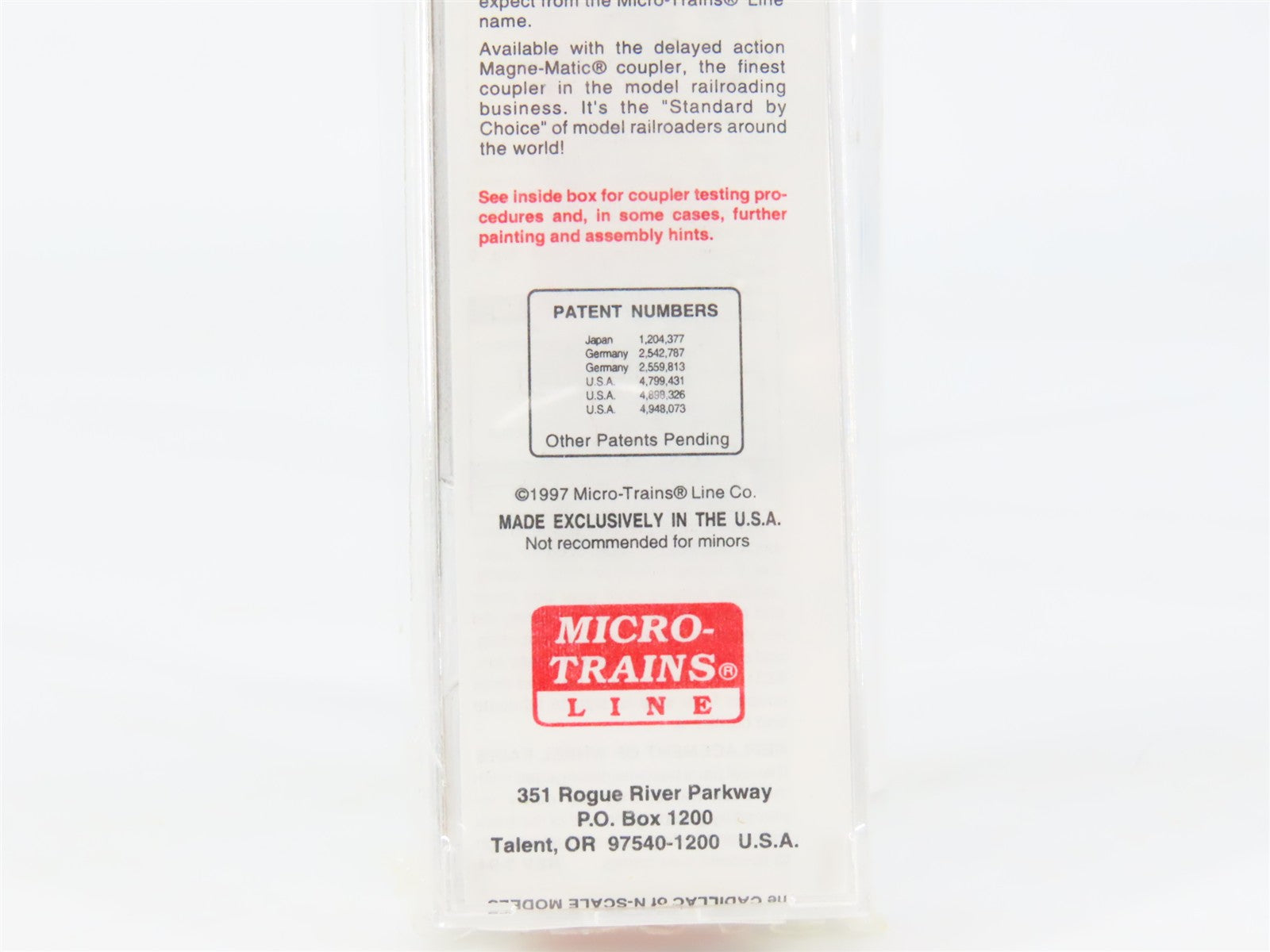 N Scale Micro-Trains 56310 B&O Baltimore & Ohio 33' 2-Bay Hopper 324759 RTR