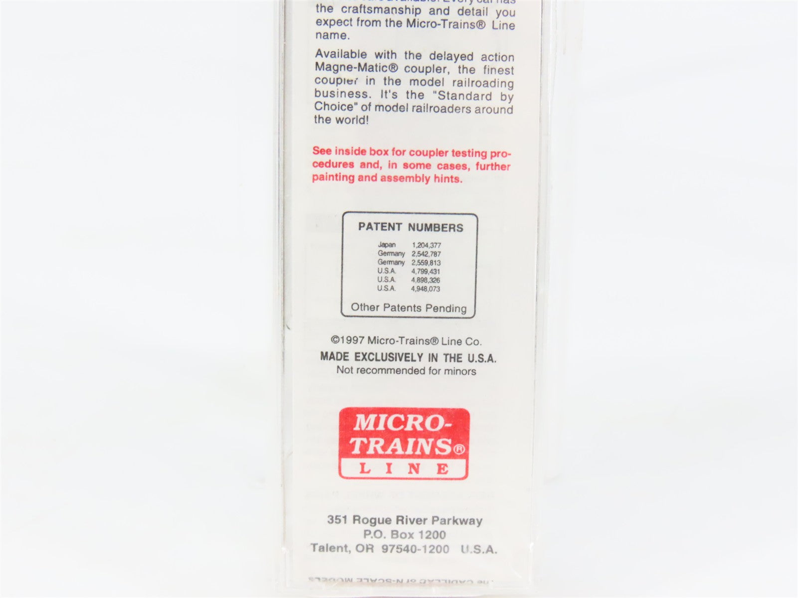 N Scale Micro-Trains 56310 B&O Baltimore & Ohio 33' 2-Bay Hopper 324759 RTR