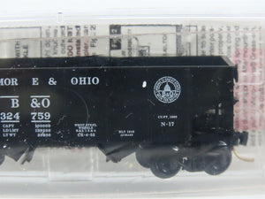 N Scale Micro-Trains 56310 B&O Baltimore & Ohio 33' 2-Bay Hopper 324759 RTR