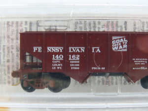 N Scale Micro-Trains 56270 PRR Pennsylvania 33' 2-Bay Hopper 140162 RTR