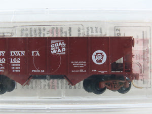 N Scale Micro-Trains 56270 PRR Pennsylvania 33' 2-Bay Hopper 140162 RTR