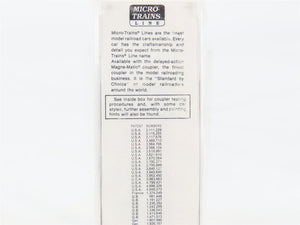 N Scale Micro-Trains 56250 SP Southern Pacific 33' 2-Bay Hopper 13300 RTR