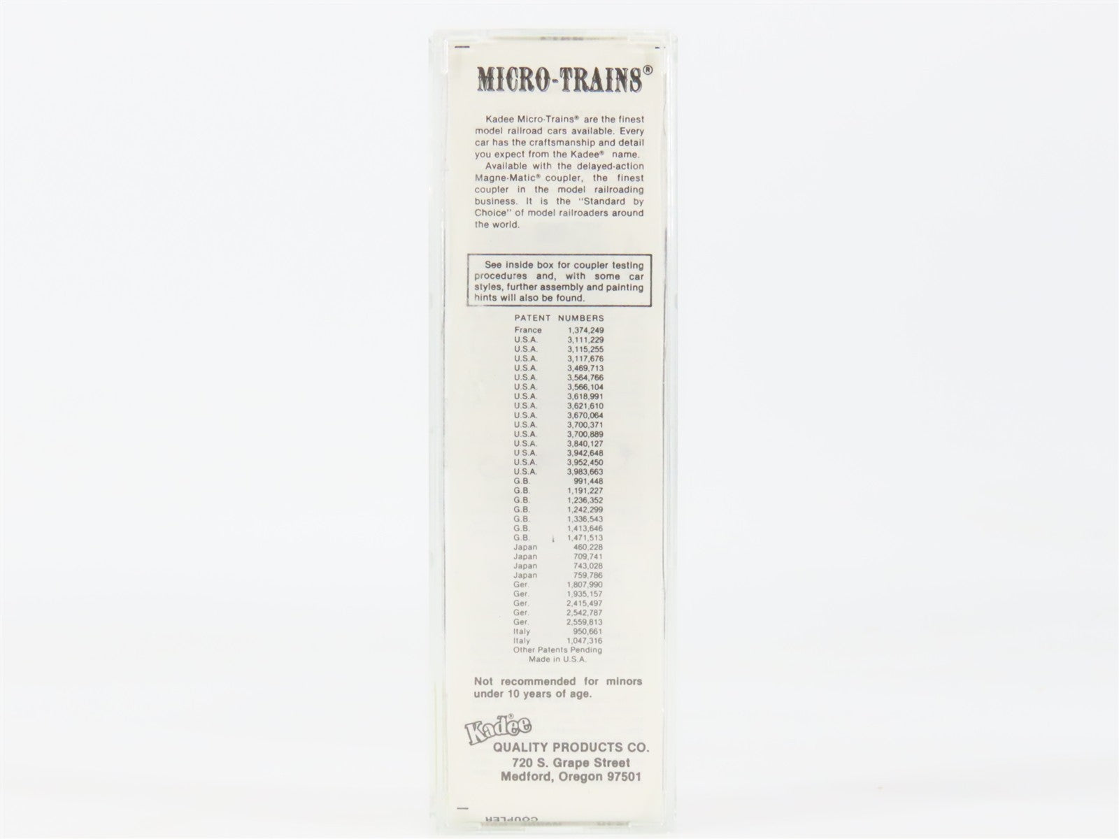 N Kadee Micro-Trains MTL 56240 BWCX Berwind-White Coal Mining 2-Bay Hopper #5025