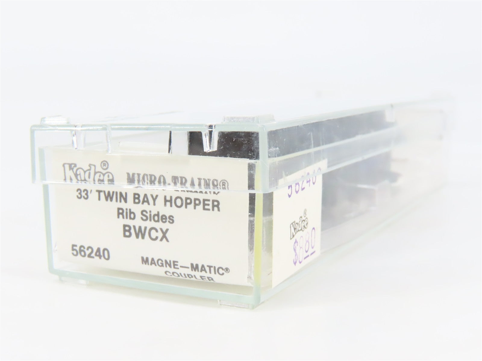 N Kadee Micro-Trains MTL 56240 BWCX Berwind-White Coal Mining 2-Bay Hopper #5025