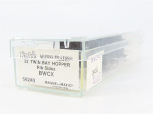 N Kadee Micro-Trains MTL 56240 BWCX Berwind-White Coal Mining 2-Bay Hopper #5025