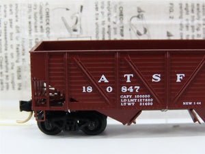 N Scale Micro-Trains 57010 ATSF Santa Fe 33' 33' 2-Bay Composite Hopper RTR