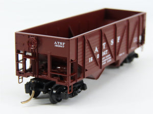 N Scale Micro-Trains 57010 ATSF Santa Fe 33' 33' 2-Bay Composite Hopper RTR