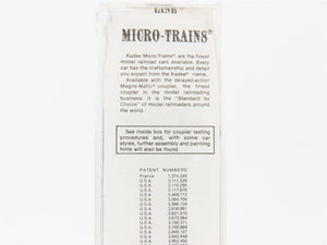 N Scale Micro-Trains 57010 ATSF Santa Fe 33' 33' 2-Bay Composite Hopper RTR