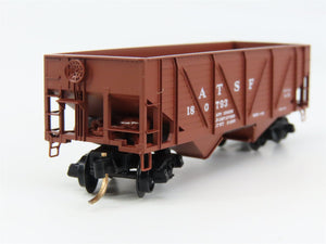N Scale Micro-Trains 57010 ATSF Santa Fe 33' Composite Side Twin Hopper RTR