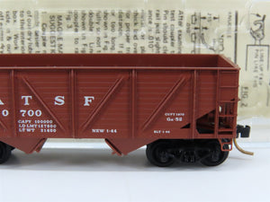 N Scale Micro-Trains 57010 ATSF Santa Fe 33' 2-Bay Hopper 180700 RTR