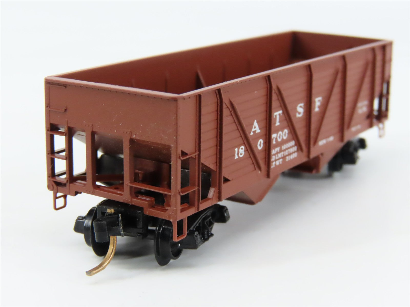N Scale Micro-Trains 57010 ATSF Santa Fe 33' 2-Bay Hopper 180700 RTR