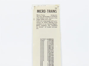 N Scale Micro-Trains 57010 ATSF Santa Fe 33' 2-Bay Hopper 180700 RTR