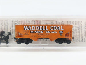 N Scale Micro-Trains MTL 56350 WDLX Waddell Coal Mining Co. 2-Bay Hopper 101 RTR