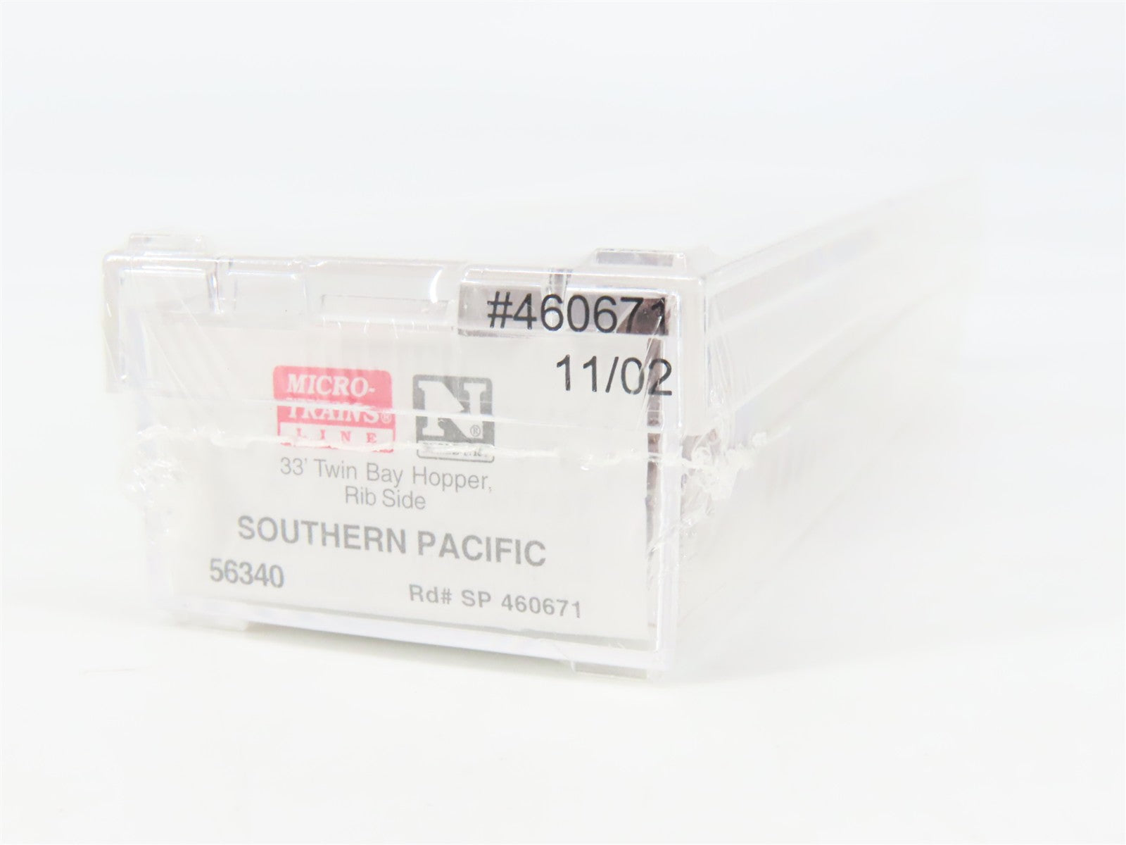 N Scale Micro-Trains 56340 SP Southern Pacific 33' 2-Bay Hopper 460671 RTR