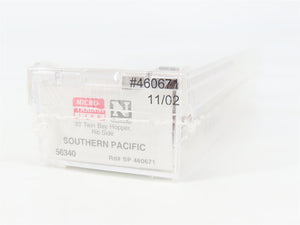 N Scale Micro-Trains 56340 SP Southern Pacific 33' 2-Bay Hopper 460671 RTR