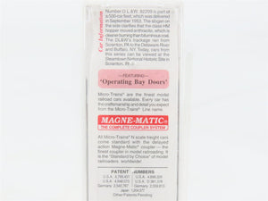 N Scale Micro-Trains 56320 Delaware, Lackawanna & Western 33' 2-Bay Hopper RTR