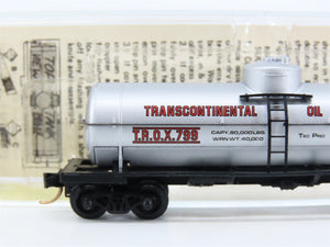 N Kadee Micro-Trains MTL 65050 Transcontinental Oil Co. Single Dome Tank Car 799