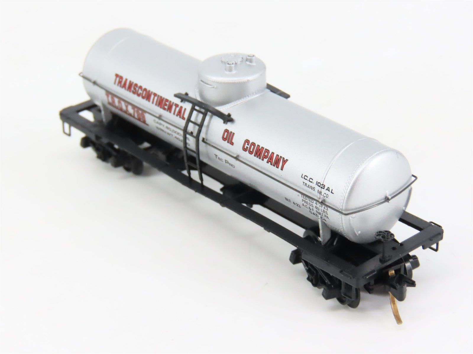 N Kadee Micro-Trains MTL 65050 Transcontinental Oil Co. Single Dome Tank Car 799