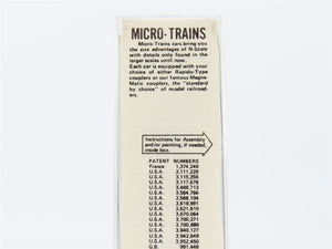 N Kadee Micro-Trains MTL 65050 Transcontinental Oil Co. Single Dome Tank Car 799
