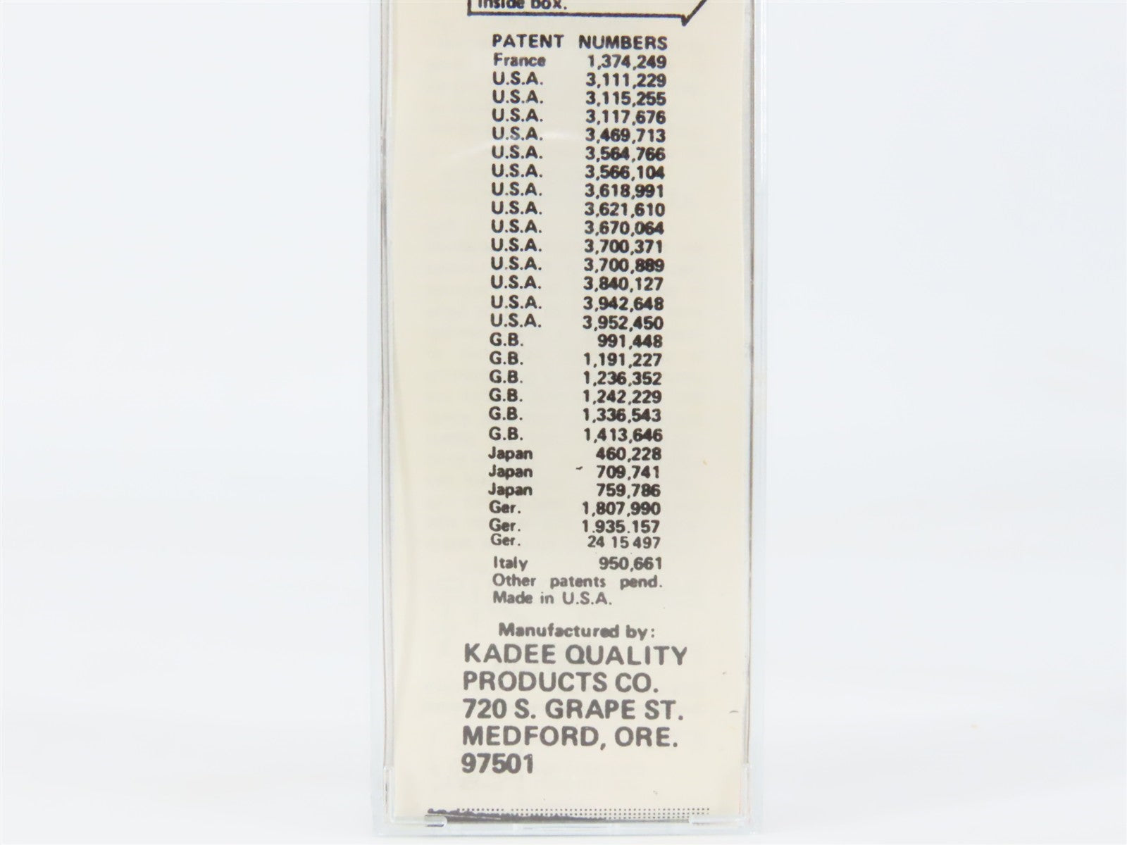 N Kadee Micro-Trains MTL 65050 Transcontinental Oil Co. Single Dome Tank Car 799