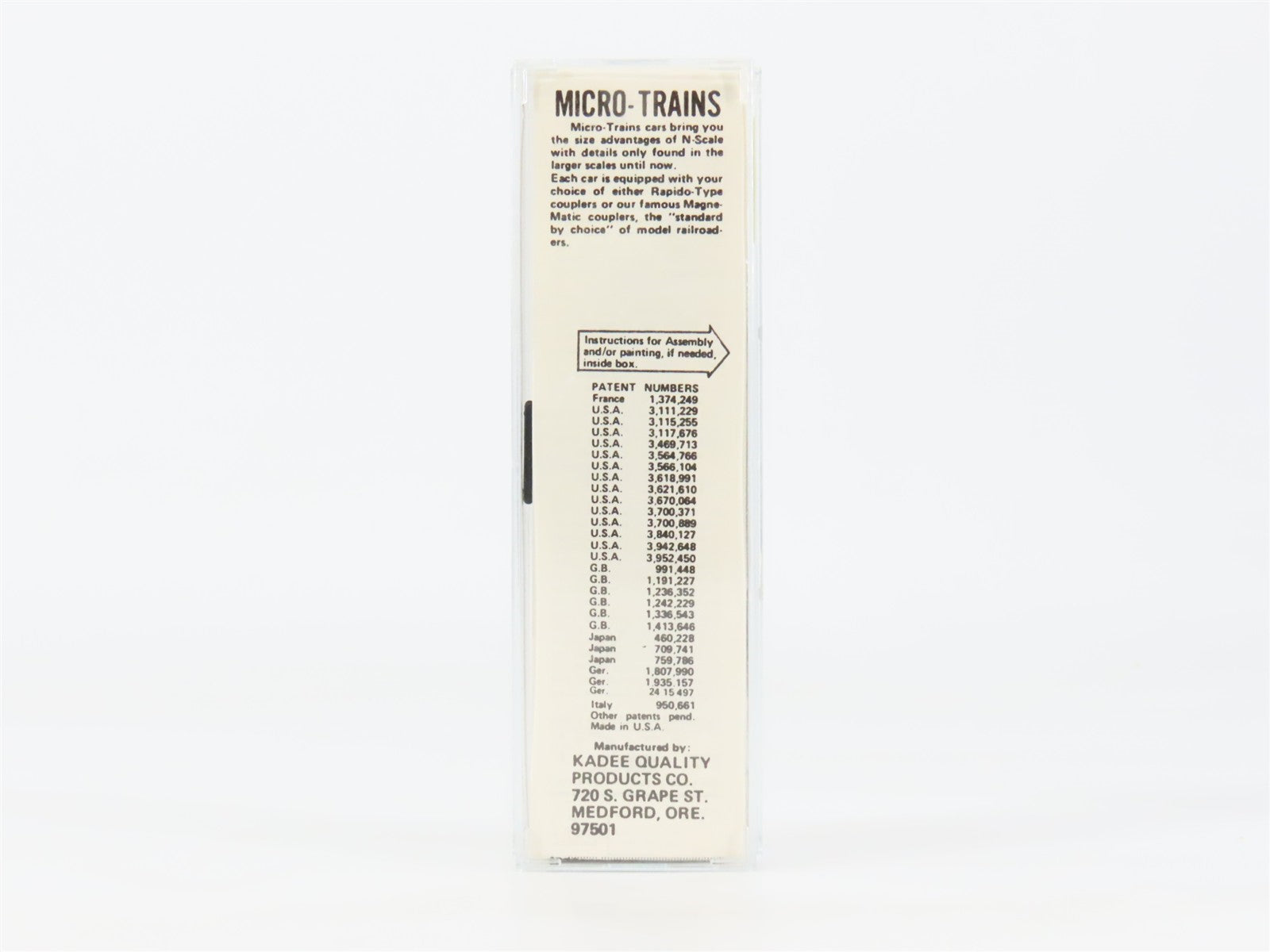N Kadee Micro-Trains MTL 65050 TROX Transcontinental Oil Single Dome Tankcar 799