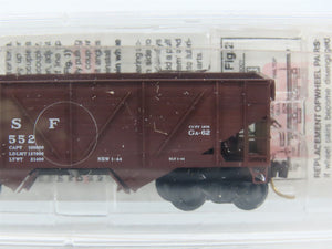 N Scale Micro-Trains 57010 ATSF Santa Fe 33' 2-Bay Hopper 180552 RTR