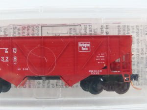 N Scale Micro-Trains MTL 57020 CB&Q Burlington Route 2-Bay Open Hopper #194328
