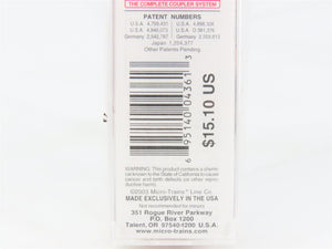N Scale Micro-Trains MTL 57020 CB&Q Burlington Route 2-Bay Open Hopper #194328