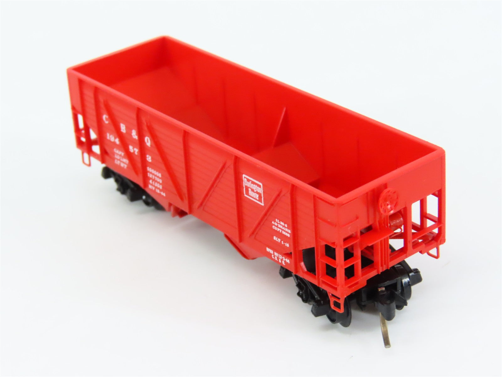 N Scale Micro-Trains MTL 57020 CB&Q Burlington Route 2-Bay Open Hopper #194573