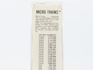 N Scale Micro-Trains MTL 57020 CB&Q Burlington Route 2-Bay Open Hopper #194573