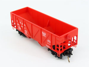 N Kadee Micro-Trains MTL 57020 CB&Q Burlington Route 2-Bay Open Hopper #194573