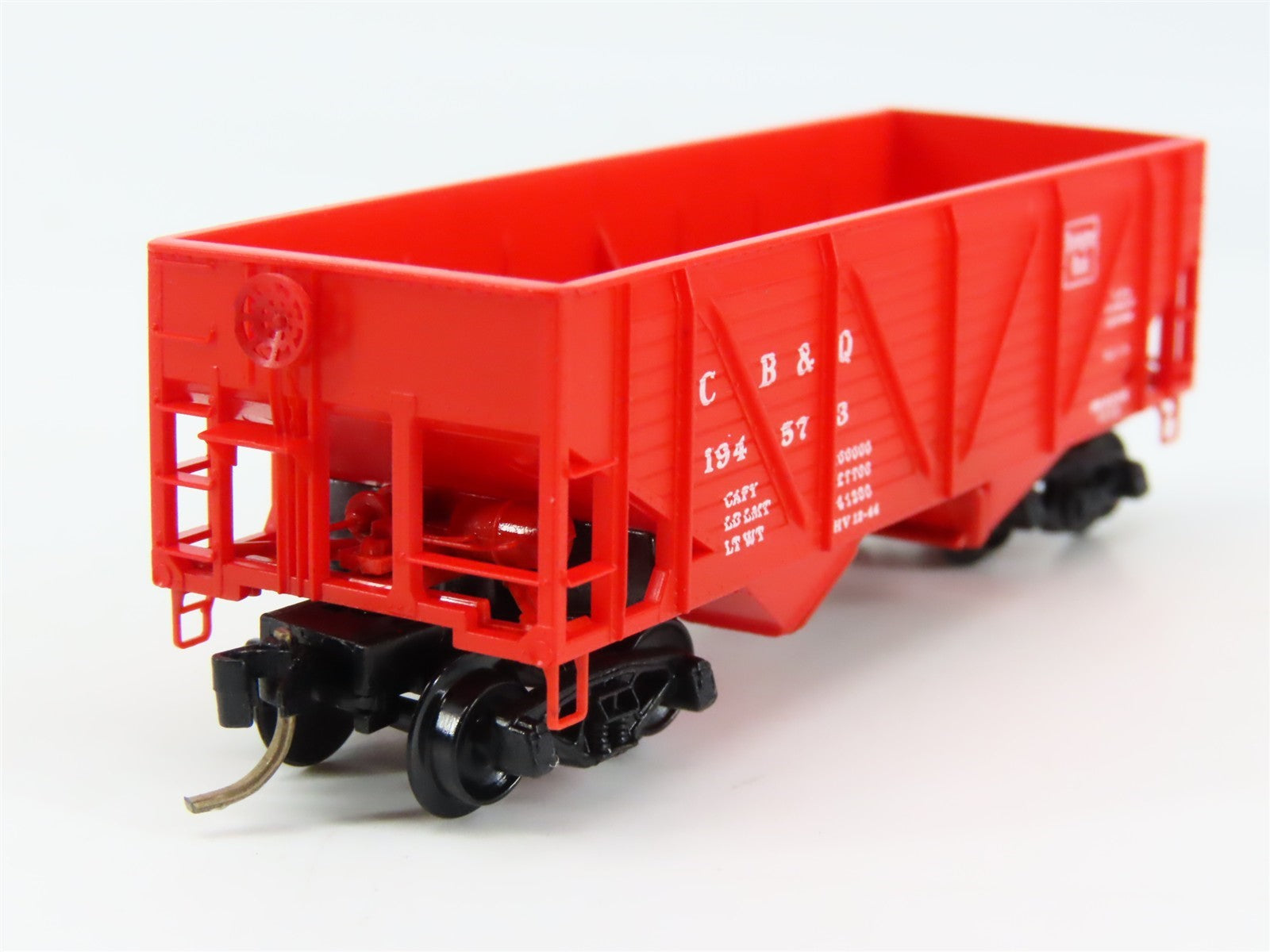 N Kadee Micro-Trains MTL 57020 CB&Q Burlington Route 2-Bay Open Hopper #194573