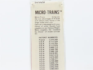 N Kadee Micro-Trains MTL 57020 CB&Q Burlington Route 2-Bay Open Hopper #194573
