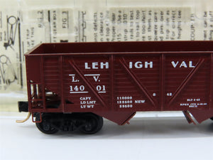 N Scale Micro-Trains 57030 LV Lehigh Valley 33' 2-Bay Hopper 14001 RTR