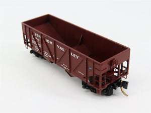 N Scale Micro-Trains 57030 LV Lehigh Valley 33' 2-Bay Hopper 14001 RTR