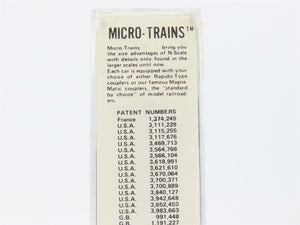 N Scale Micro-Trains 57030 LV Lehigh Valley 33' 2-Bay Hopper 14001 RTR