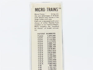 N Scale Micro-Trains 57030 LV Lehigh Valley 33' 2-Bay Composite Twin Hopper RTR