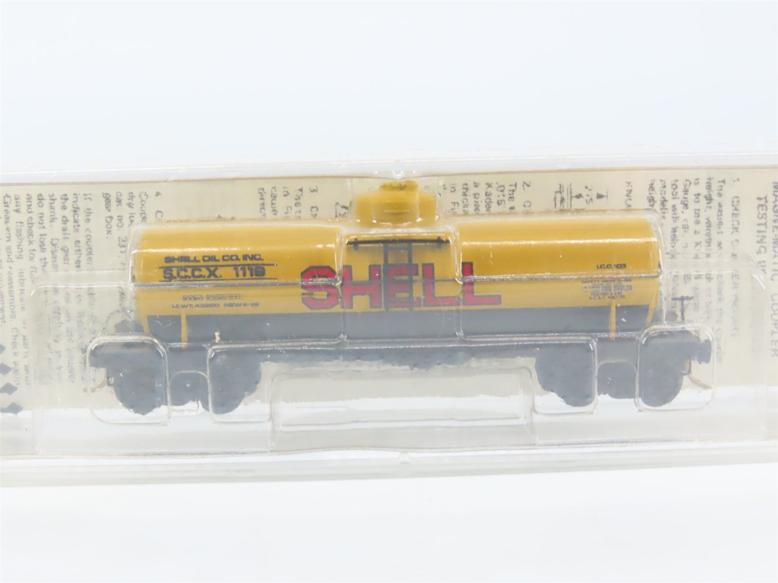 N Kadee Micro-Trains MTL 65092 SCCX Shell Oil Co. Single Dome Tank Car #1119