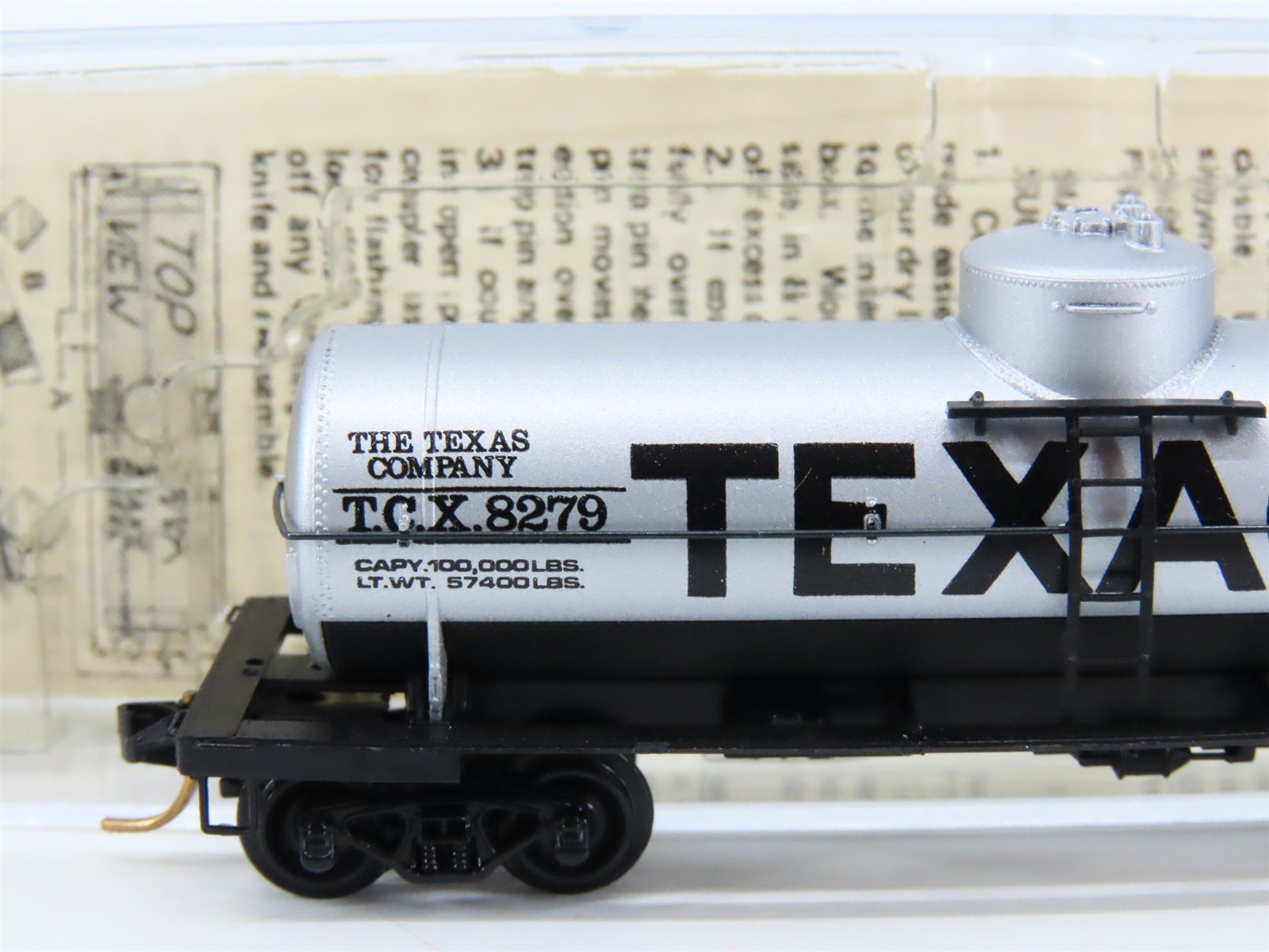 N Scale Micro-Trains 65072 TCX Texaco 39' Tank Car 8279 RTR