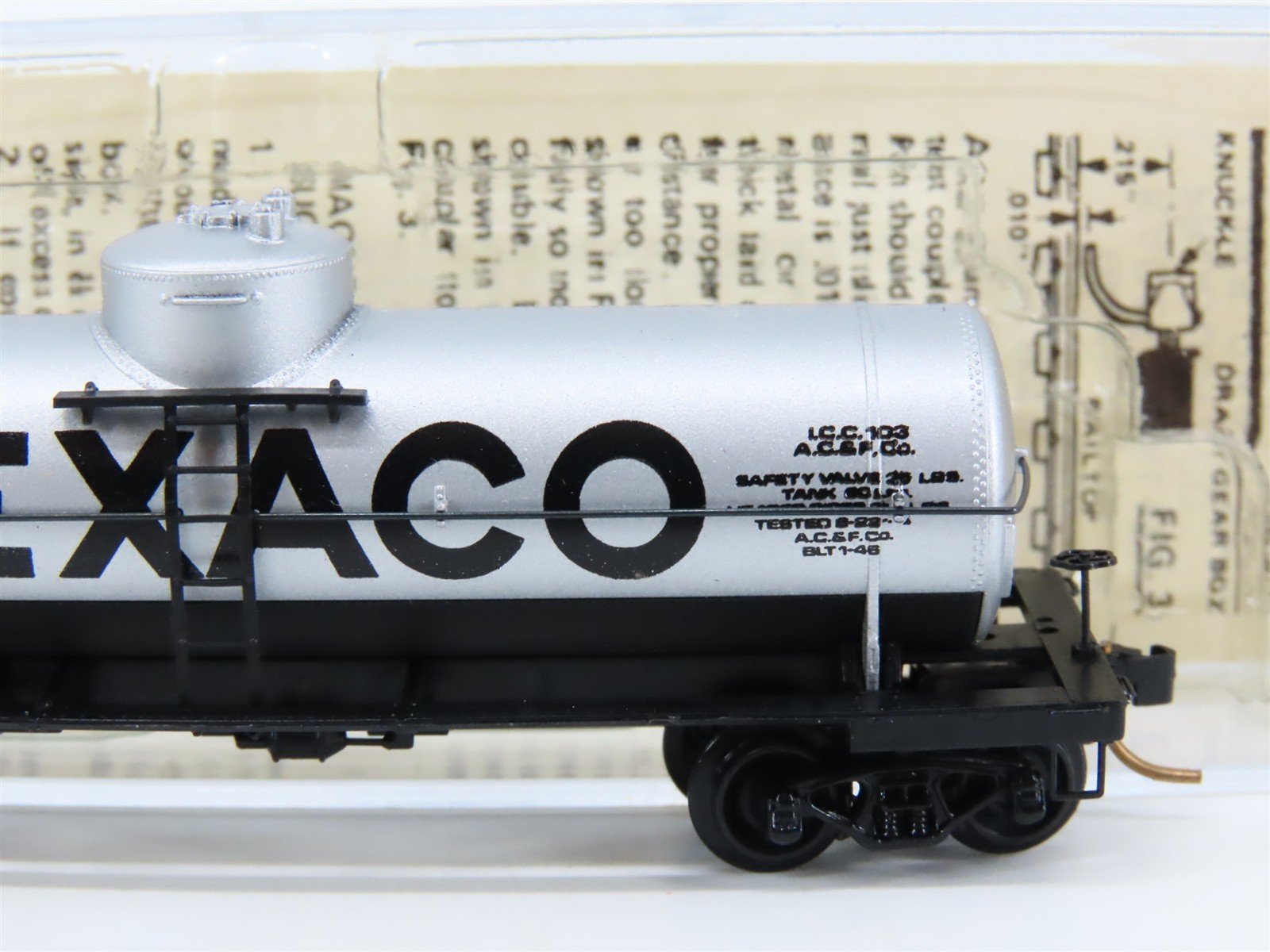 N Scale Micro-Trains 65072 TCX Texaco 39' Tank Car 8279 RTR