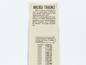 N Scale Micro-Trains 65072 TCX Texaco 39' Tank Car 8279 RTR