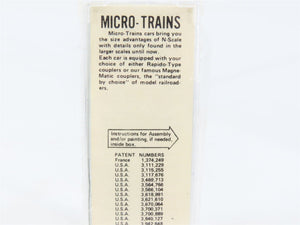 N Scale Micro-Trains 65072 TCX Texaco 39' Tank Car 1102 RTR
