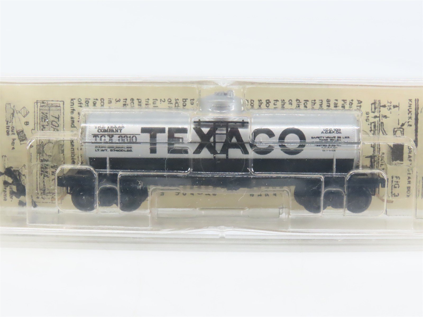 N Scale Micro-Trains 65072 TCX Texaco 39' Single Dome Riveted Tank Car 3310 RTR