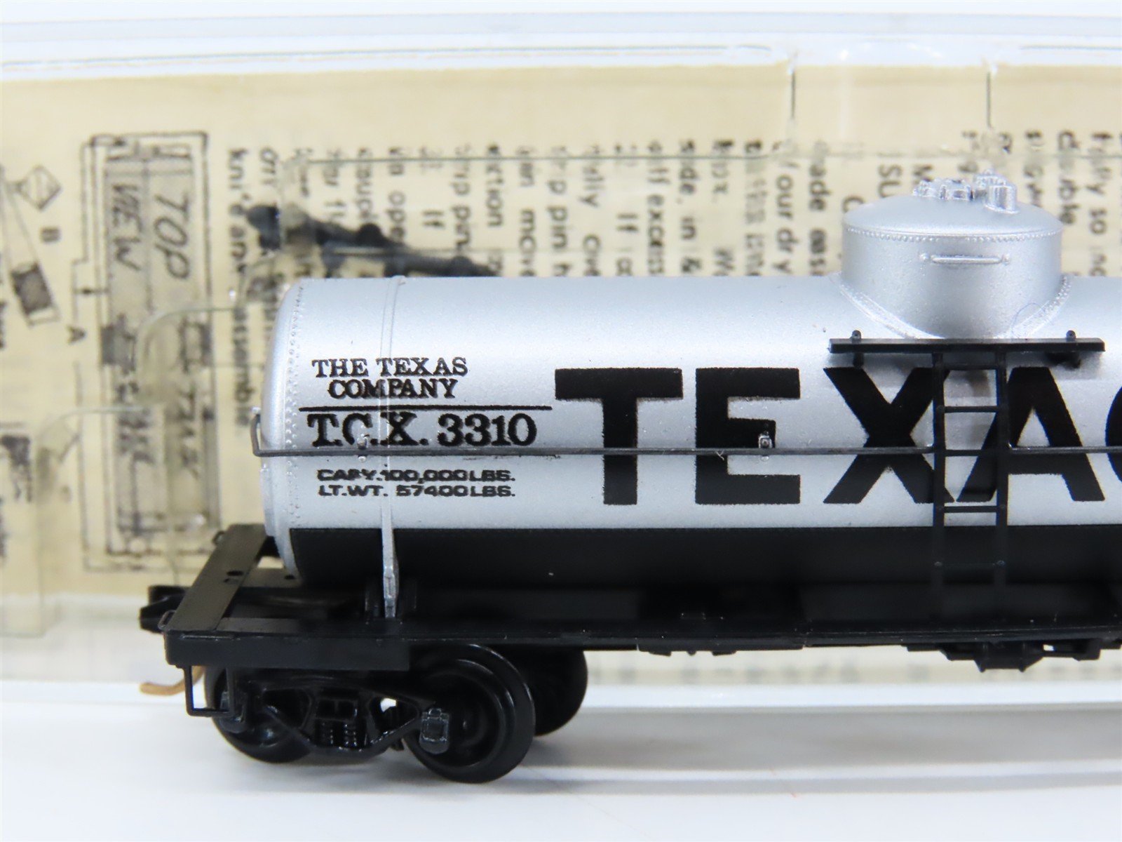 N Scale Micro-Trains 65072 TCX Texaco 39' Single Dome Tank Car 3310 RTR